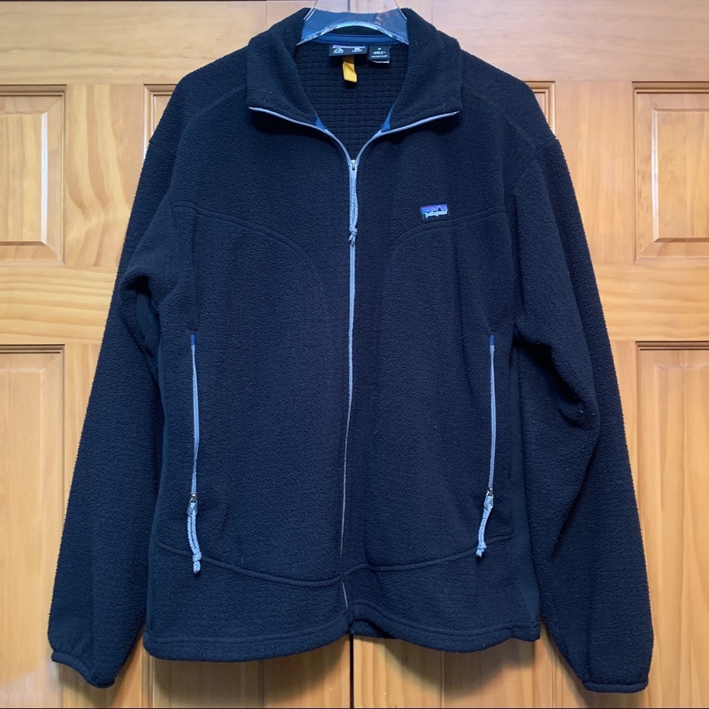 Patagonia Vintage Black Polartec Regulator Size Medium